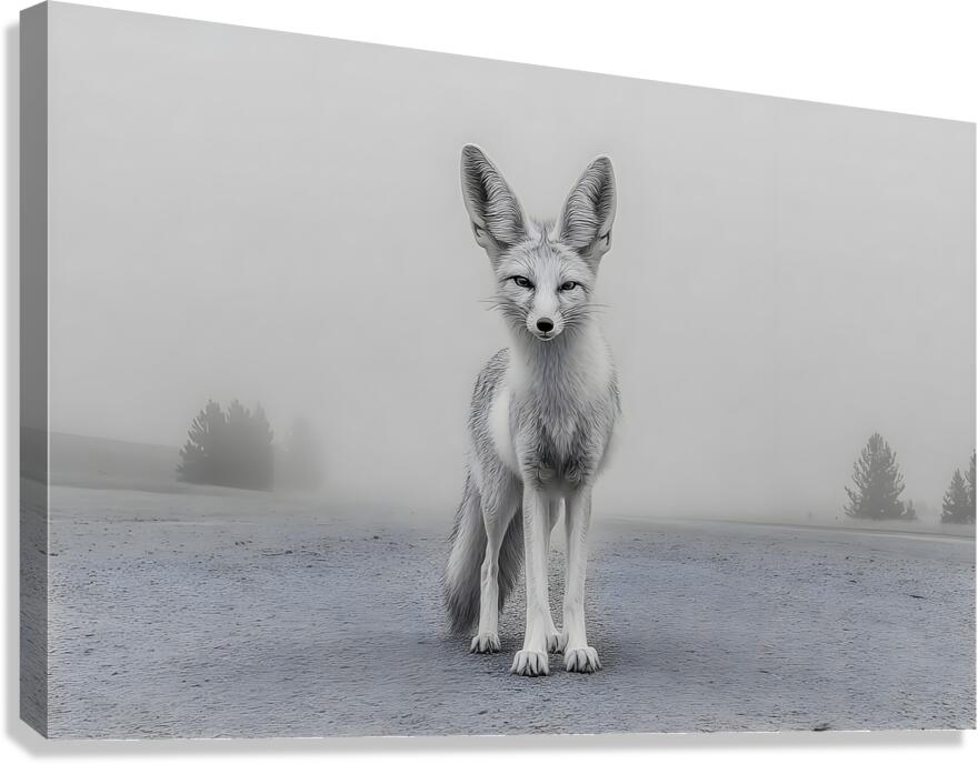 Emberlight – Fennec Fox Print Canvas Print