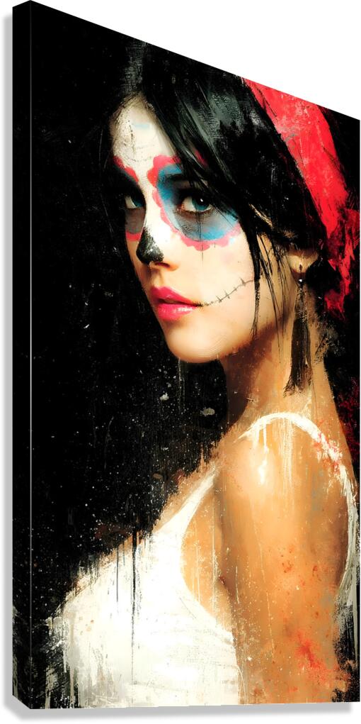 La Mirada Del Fuego – The Gaze of Fire print Canvas Print