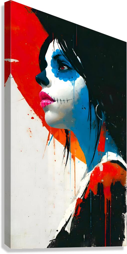 Perfil Del Alma – Soul in Profile print Canvas Print