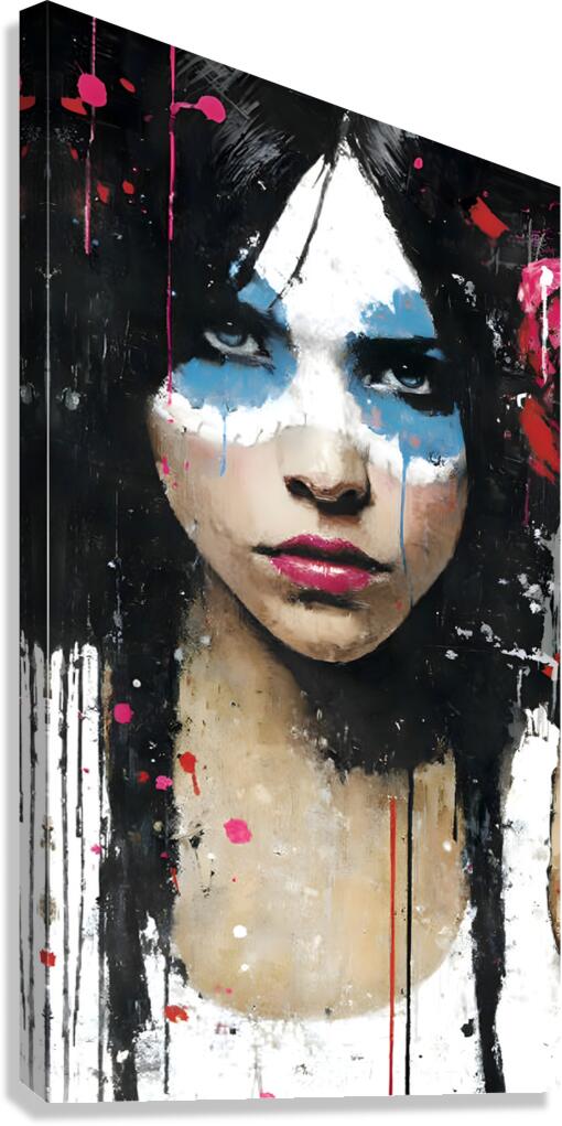 Ojos De Tormenta – Eyes of the Storm print Canvas Print