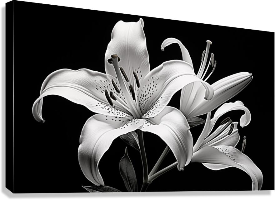 Golden Meadow by the Lake – Wildflower Panorama Print Canvas Print