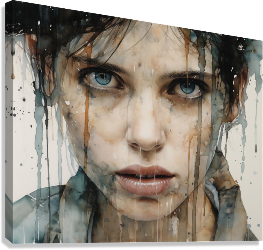 PTSD – After the Storm Portrait Print Canvas Print