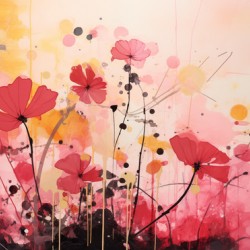 Bliss – Abstract Floral Dream Art Print