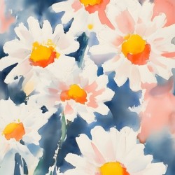 Margherite Al Mattino - Daisies In The Morning - Italian Floral Art Prints