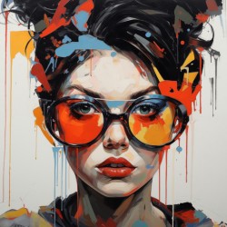 Paranoid – Pop Surreal Portrait Art Print