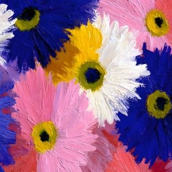 Palette En Fleurs - Palette In Bloom - Abstract Floral Art Prints
