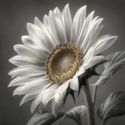 Sunflower Selfie 23 - Sunflower Portrait Art Prints