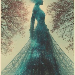 The Lady of Paris – Vintage Fashion Art Print