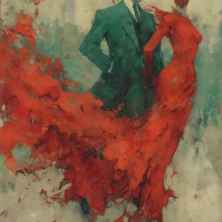 Le Feu de l’Elegance – The Fire of Elegance Vintage Poster Art Print