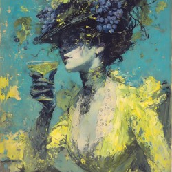 L’Elixir du Vignoble – The Vineyard Elixir Vintage Poster Art Print