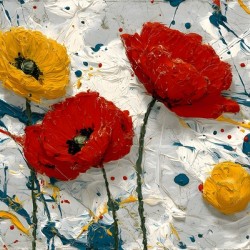 Fleurs En Mouvement - Flowers In Motion - Dynamic Floral Art Prints