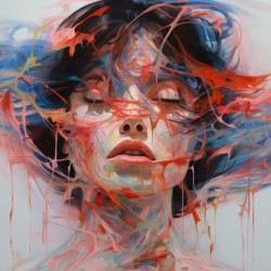 Bipolar Spectrum – Abstract Portrait Print