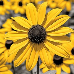 Radiant Reverie – Yellow Blossom Panorama Print