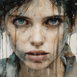 PTSD – After the Storm Portrait Print