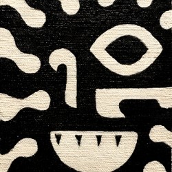 Radiant Face – Tribal Abstract Print