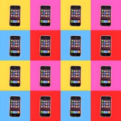 Hello Future – Original iPhone Pop Art Print