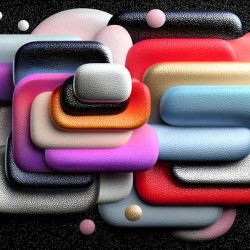 Soft Machines – Retro Tech Tubes Abstract Print