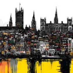Electric Thames - London Cityscape Print