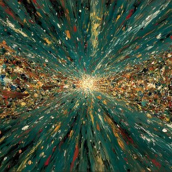 Infinity Stream – Cosmic Abstract Art Print