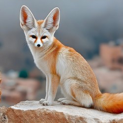 Sand Whisper – Fennec Fox Print