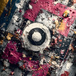 Urban Target – Gritty Texture Abstract Print