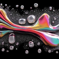 Chromatic Surge – Fluid Abstract Print