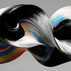 Continuum Loop – Monochrome Infinity Print