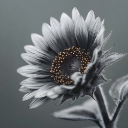 Sunflower Selfie 9 - Sunflower Portrait Art Prints