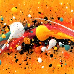 Molten Wave – Abstract Fluid Art Print