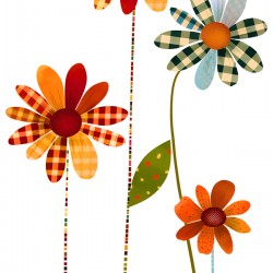 Plaid Botanica 18 - Modern Floral Art Prints