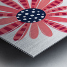 Plaid Botanica 6 - Graphic Floral Art Prints Metal print