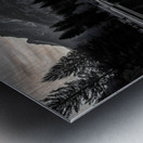 Rorschach Sunset - Modern Sunset Landscape Art Prints Metal print