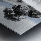 Flowers By The Fence - Country Floral Landscape Art Prints Metal print