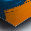 Beneath the Hat – Vintage Fashion Art Print Metal print