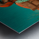 Geared – Vintage Cycling Poster Art Print Metal print