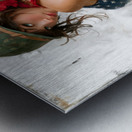 Liberty Pin Up – Vintage Army Muse Art Print Metal print