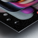 Soft Machines – Retro Tech Tubes Abstract Print Metal print