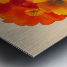 Amber Glass – Bold Bloom Print Metal print