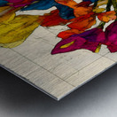 Rainbow Bouquet – Vibrant Floral Still Life Print Metal print