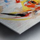 Rejection – Abstract Face Print Metal print