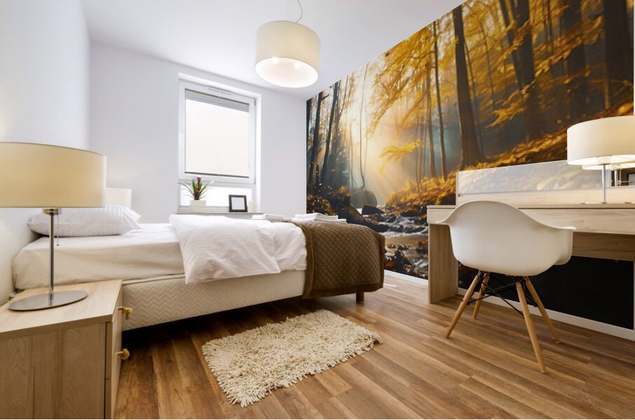 Noyau De Lumiere - Core Of Light - Minimal Landscape Art Prints Mural print