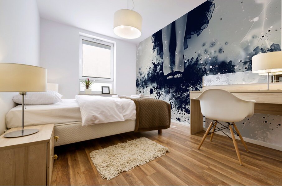 Only Feet Abstract - Playful Graphic Art Prints Mural print