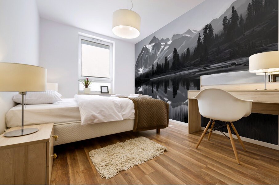 Where Giants Sleep - Mountain Landscape Art Prints Mural print