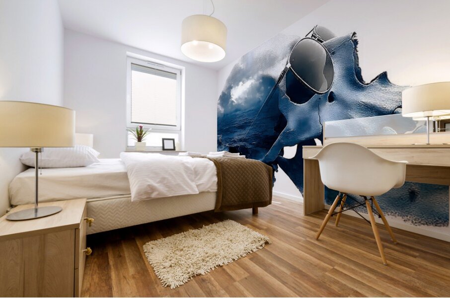 Dead Calm – Modern Seascape Art Print Mural print