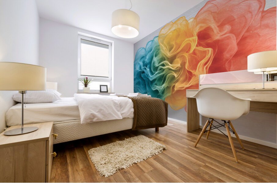 Ethereal Pulse – Soft Abstract Art Print Mural print