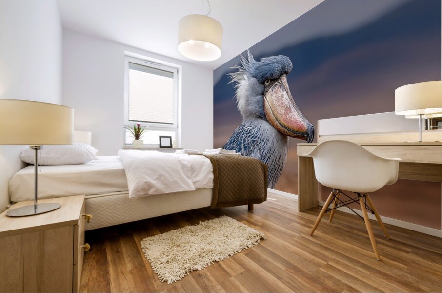 Iron Beak – Shoebill Stork Print Mural print