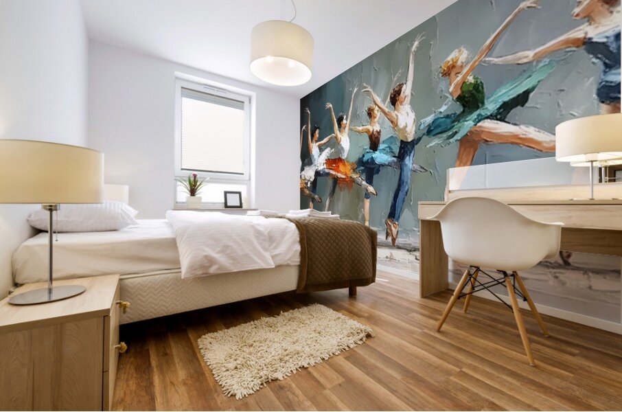 Rhythm in Motion – Ballet Dancers Print Mural print