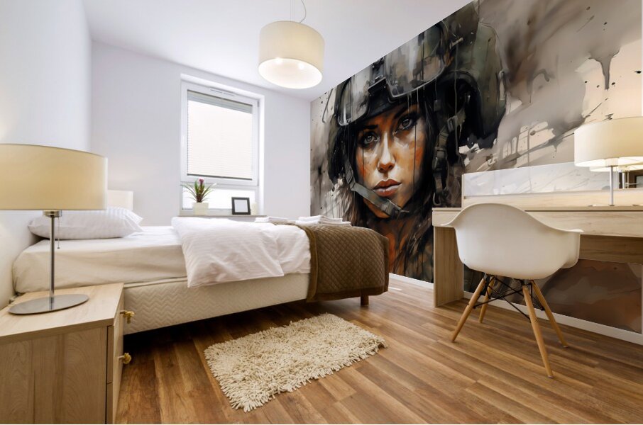 Field Ready – Modern Military Portrait Print Mural print