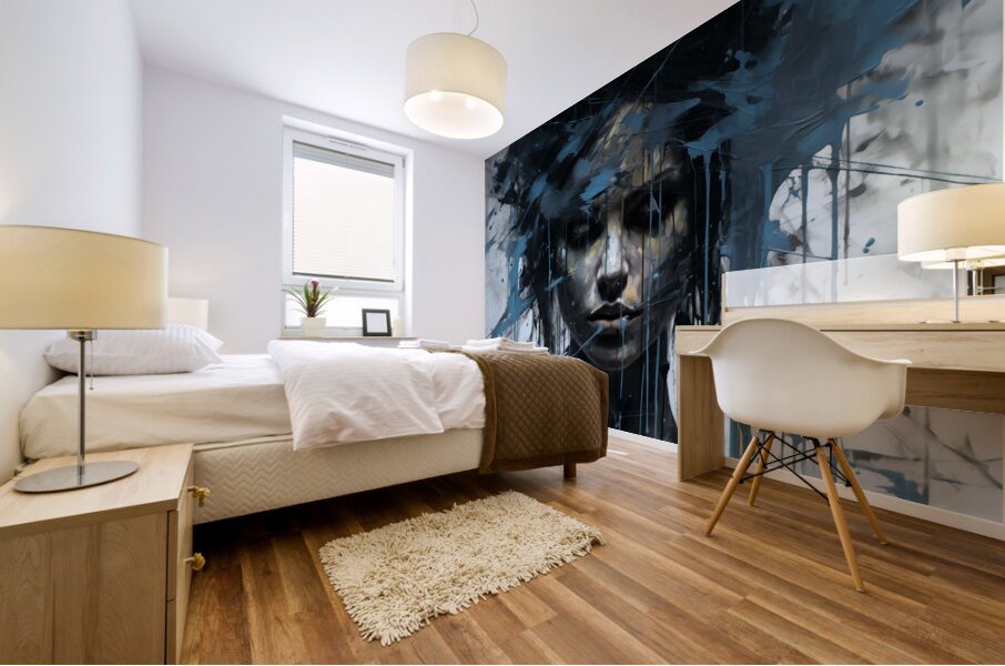 SOCIOPATH – Dark Abstract Art Print Mural print