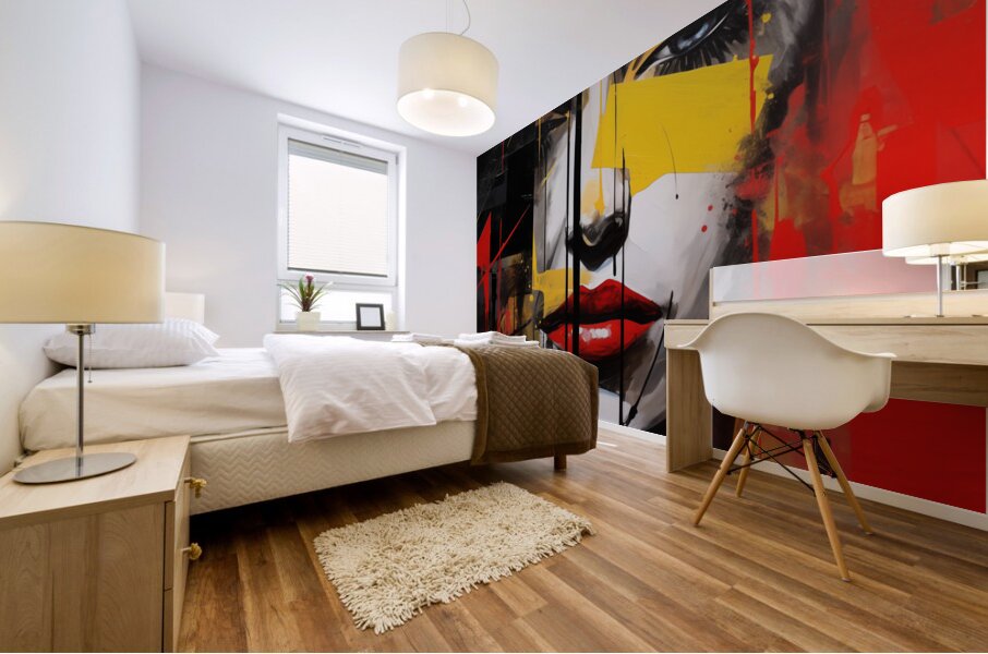 Addiction – Abstract Portrait Print Mural print